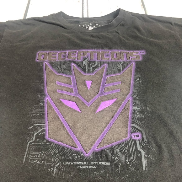 Transformers Decepticon T-Shirt Universal Studios - Picture 2 of 3